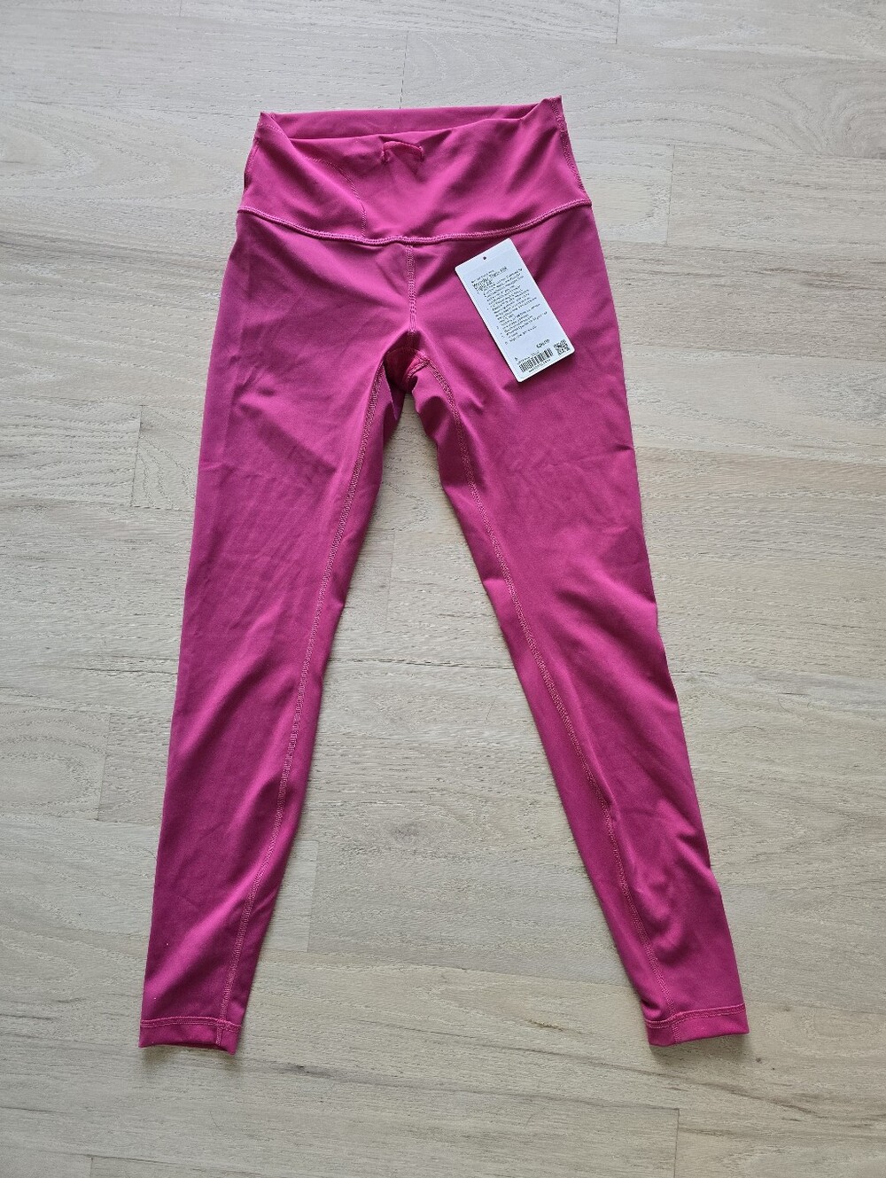 Lululemon Raspberry Pink High-Waist Active Leggings